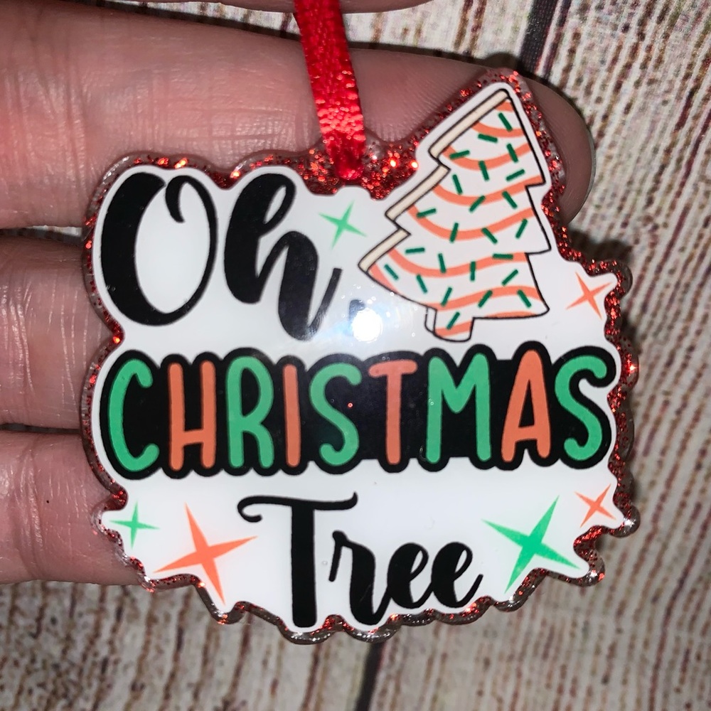 Snack Cake Christmas Ornament
